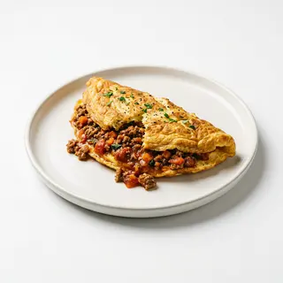 Tortilla de boloñesa sin queso
