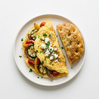 Omlet sa grilovanim povrćem