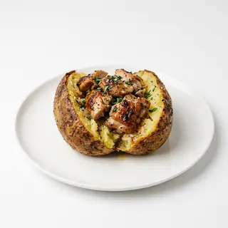 Patata Asada Con Carne