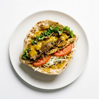 Panino kebab al curry
