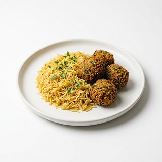 Arroz Con Falafel