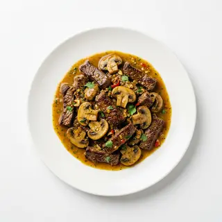 59A Meat & mushrooms