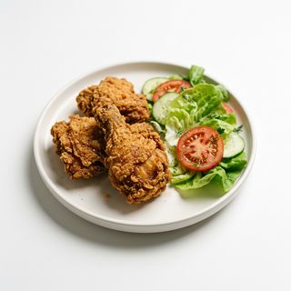 Pollo Frito + Ensalada