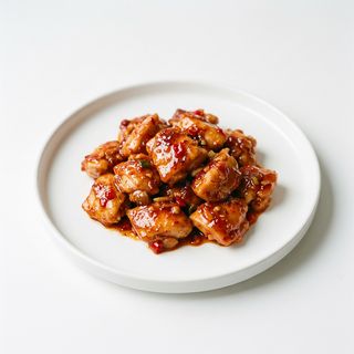 Pollo Con Salsa Picante