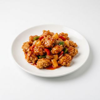 Pollo Con Salsa Agridulce