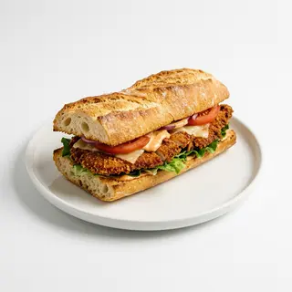 Bocadillo Caliente De Milanesa Sola