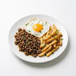 Platos Combinados Carne Picada