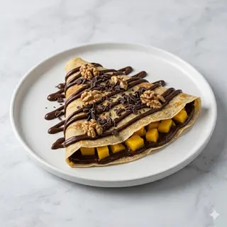 Crep con chocolate negro