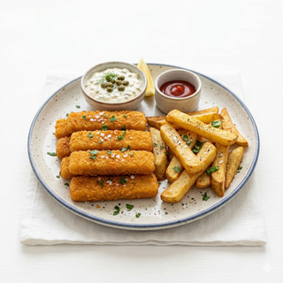 Pescado Con Papas (Ración)