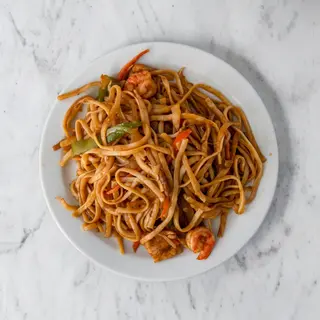 Yakisoba Con Gambas