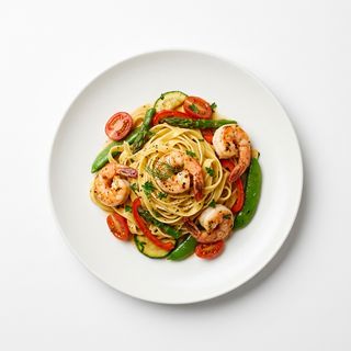 Tallarines Con Gambas