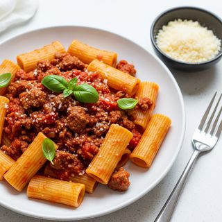 I Paccheri al Ragù