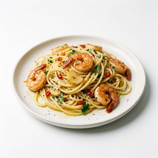 Espaguetis Al Alioli