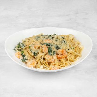 Pasta Cremosa Con Gambas