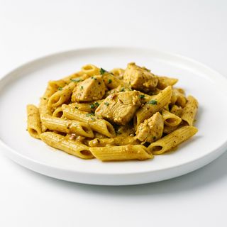 Macarrones Con Pollo Al Curry
