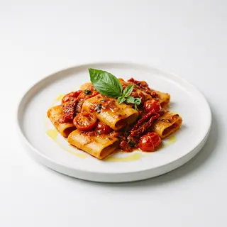 Pacchero ai tre pomodori