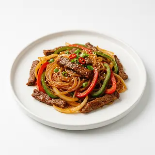 30. Spaghetti di soia con salsa piccante