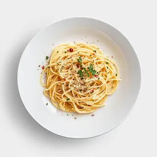 Espaguetis Con Aceite Y Guindilla