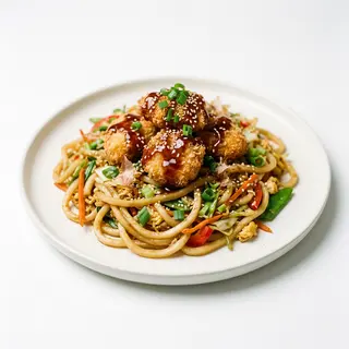 40. Crispy udon