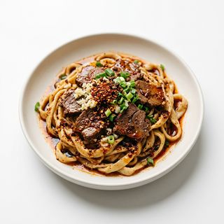 Fideos Al Estilo "Youpo" Con Ternera