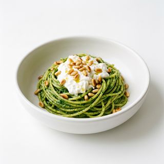 Pasta Al Pesto E Stracciatella