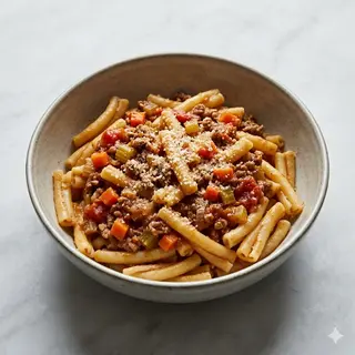 Macarrones Boloñesa