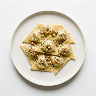 Triángulo De Higo Con Queso De Cabra Y Nueces
