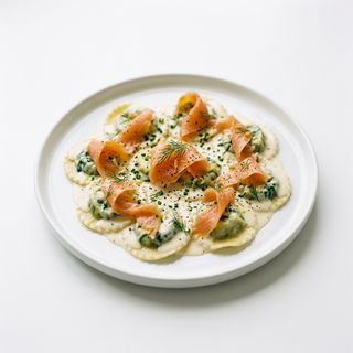 Ravioli De Spinaci Y Mascarpone