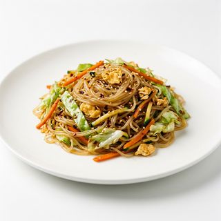 048. Spaghetti di riso alle verdure