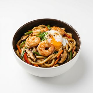 Udon Con Gambas