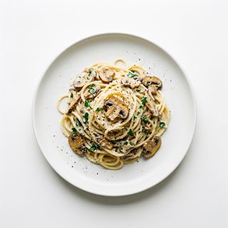 Espaguetis Funghi