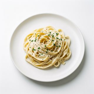 Fetuchini En Salsa Alfredo