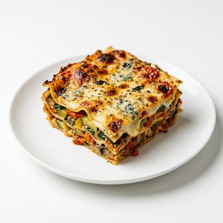 Lasagna vegetal con gorgonzola