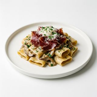 PACCHERI AI FUNGHI BOLETUS E CECINA DI LEÓN