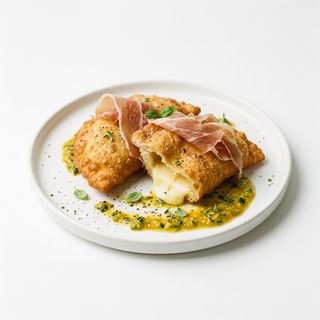 Pancerotti Melanzane Sciamorza