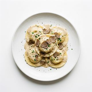 Raviolones tartufo