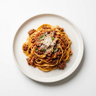 Tagliatelle a la bolognese