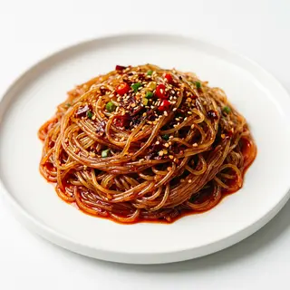 Spaghetti di soia piccanti