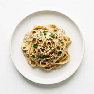 Pasta Salsa De Nueces