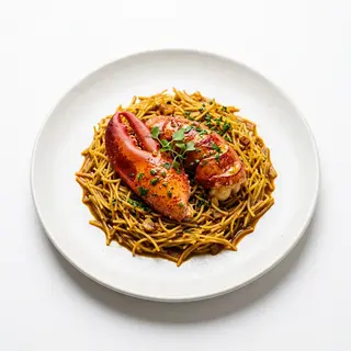 358 Bogavante con fideos
