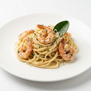 Makaron Linguine Z Krewetkami