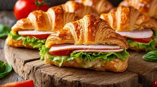 Croissant com Queijo ou Fiambre