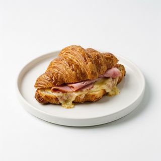 Croissant De Jamón York Y Queso