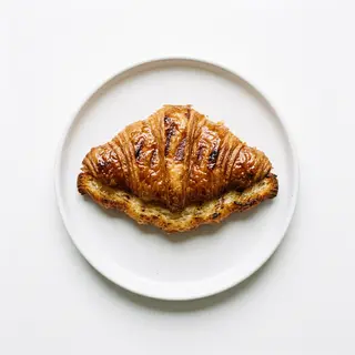 Croissant A La Plancha Con Mantequilla