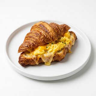 Croissant De Queso Y Huevo