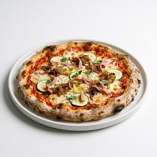 Pizza Artesana Clásica De Jamón (30 Cm.)