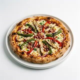 Pizza Campesina de pollo (grande)