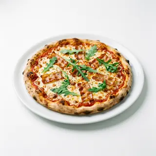 Pizza De Bacon Con Rúcula (32 Cm.)