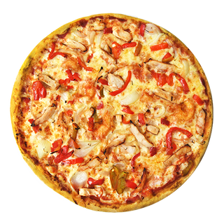 Pizza De Pollo Tandoori 30 Cm.