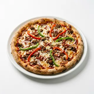 Pizza Campesina de carne picada (grande)